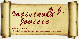 Vojislavka Jovičić vizit kartica